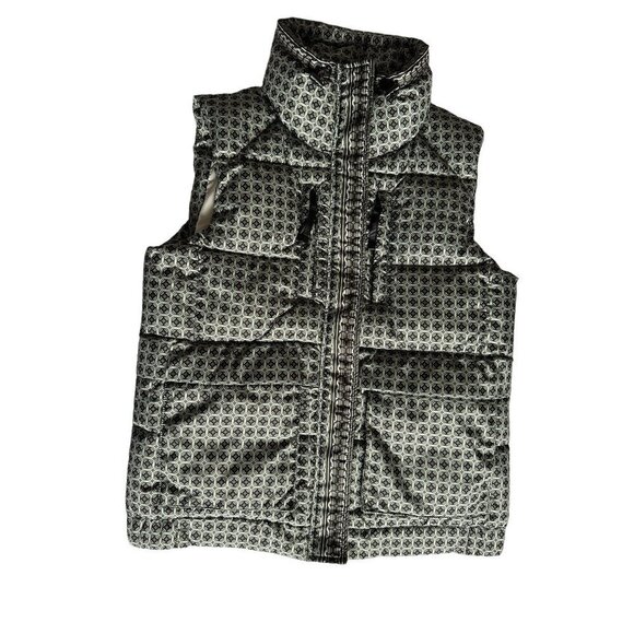 Max Studio London Womens Puffer Vest Size Small Green Black Pockets $188 - Picture 14 of 14